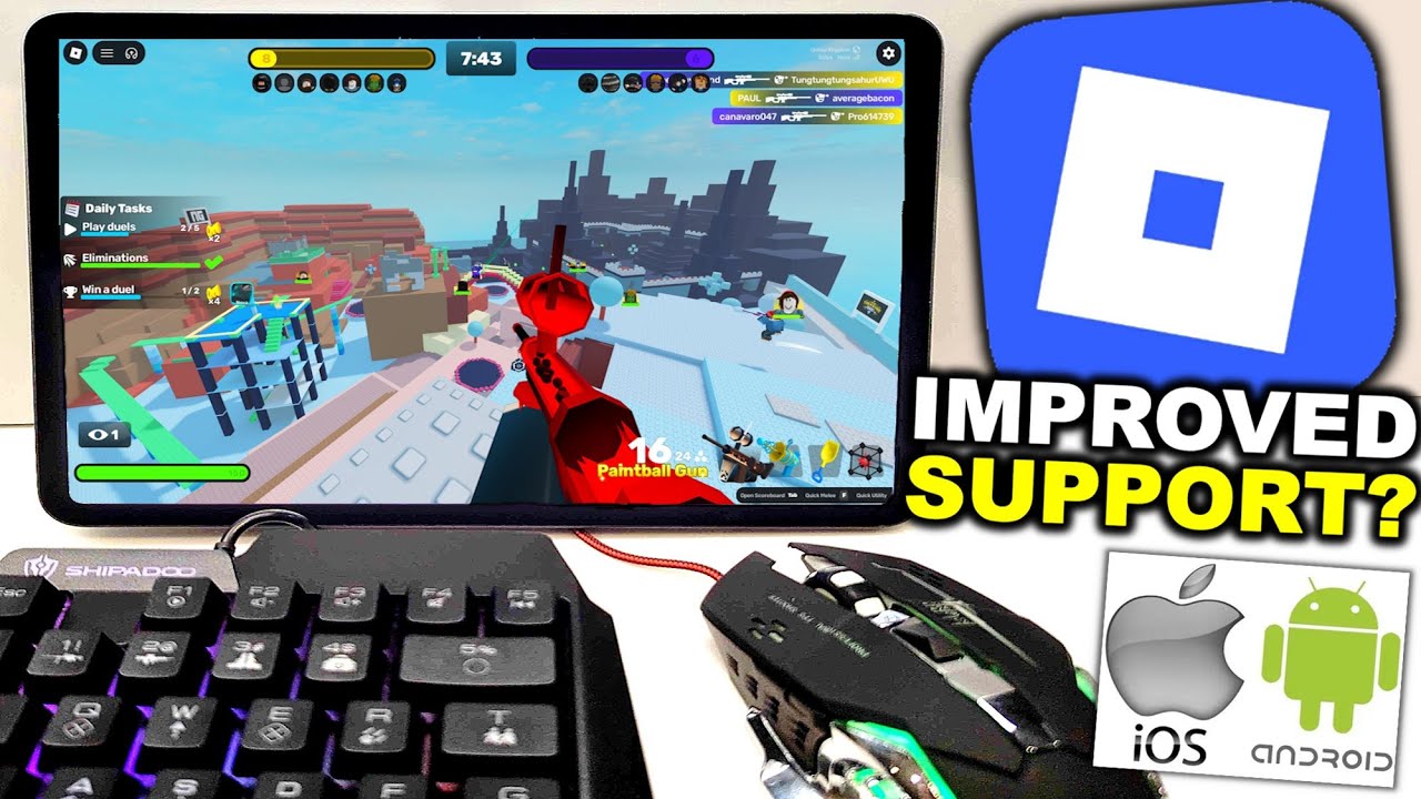 The Mobile Mouse & Keyboard Support UPDATE Is Almost Perfect... (ROBLOX)