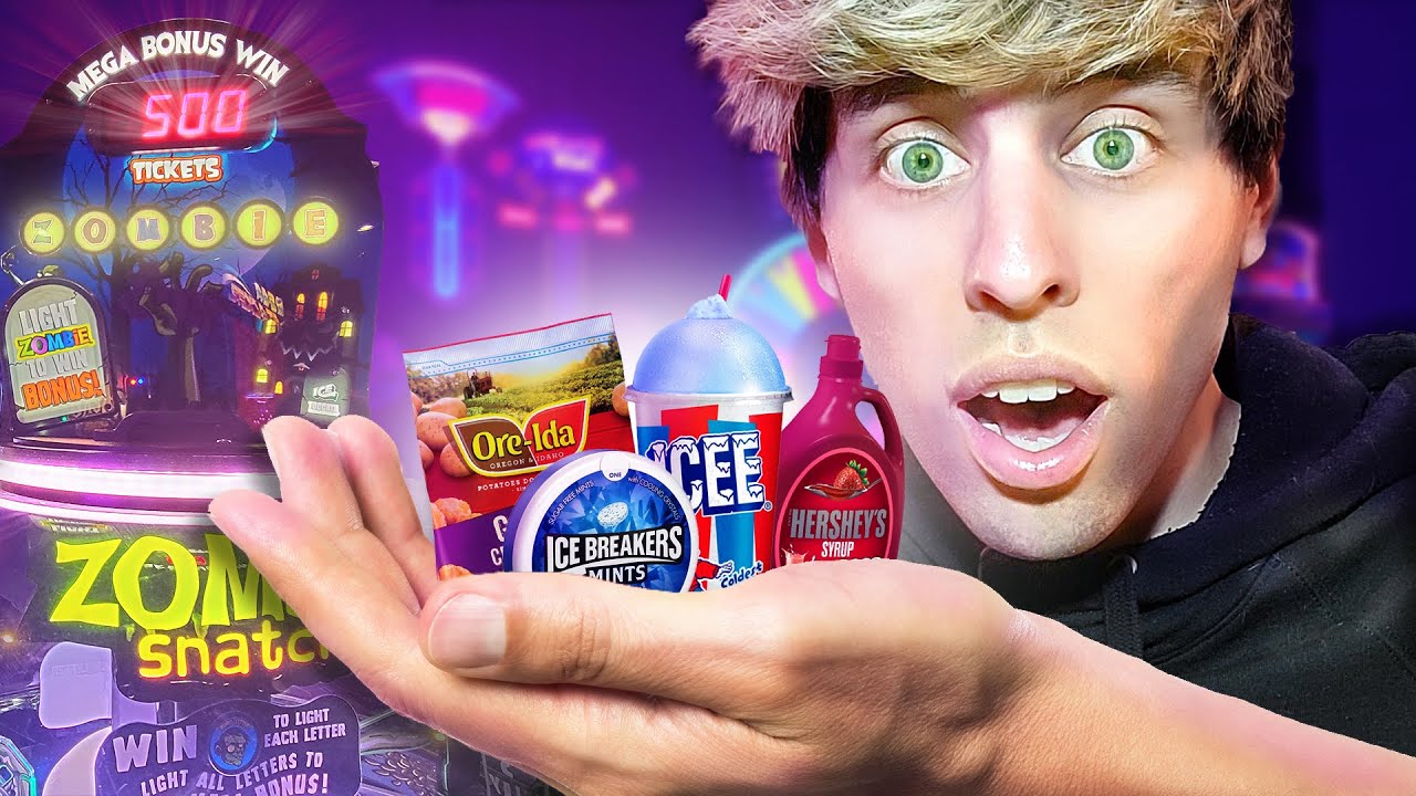How Many Mini Brands Can I WIN for $25 at the Arcade? (UNBOXING)