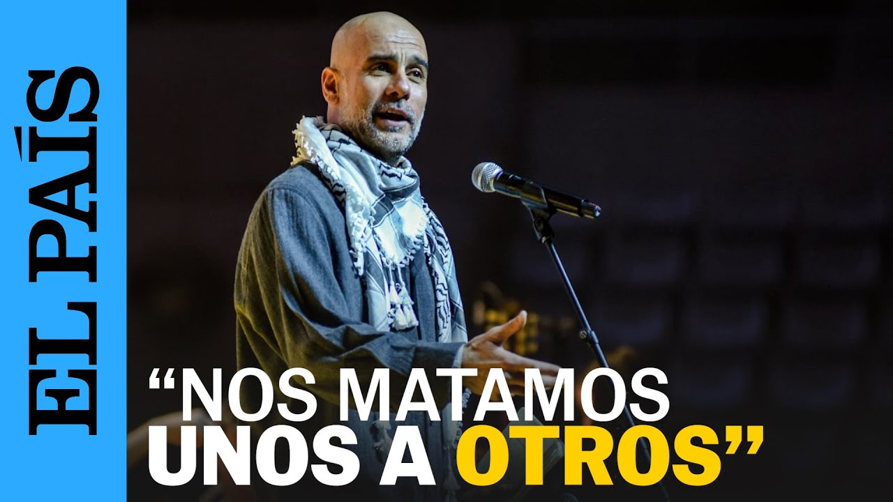 GUARDIOLA condena los CONFLICTOS globales y los tiroteos de MINNESOTA | EL PA&Iacute;S