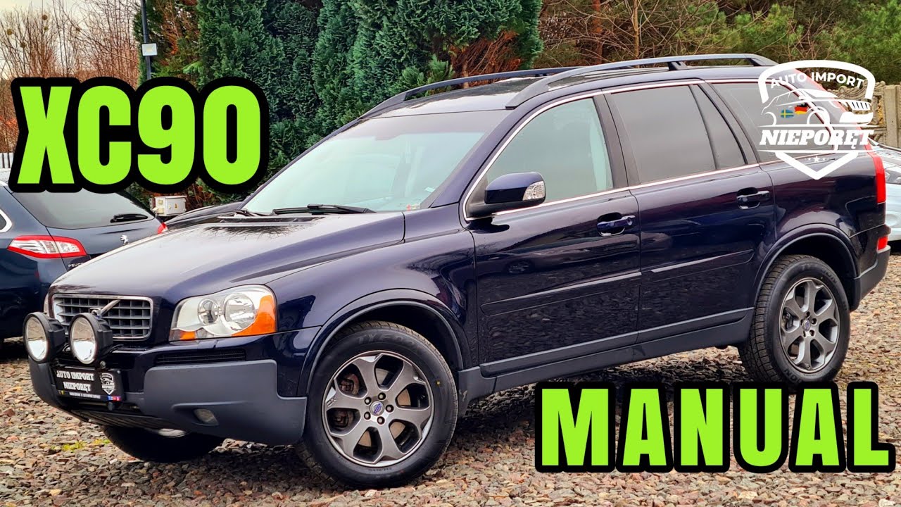 VOLVO XC90 LIFT ✅️ 2.5 TURBO ✅️ 210KM MANUAL ✅️ 7-OS ✅️ AWD ✅️ Import Szwecja 🇸🇪
