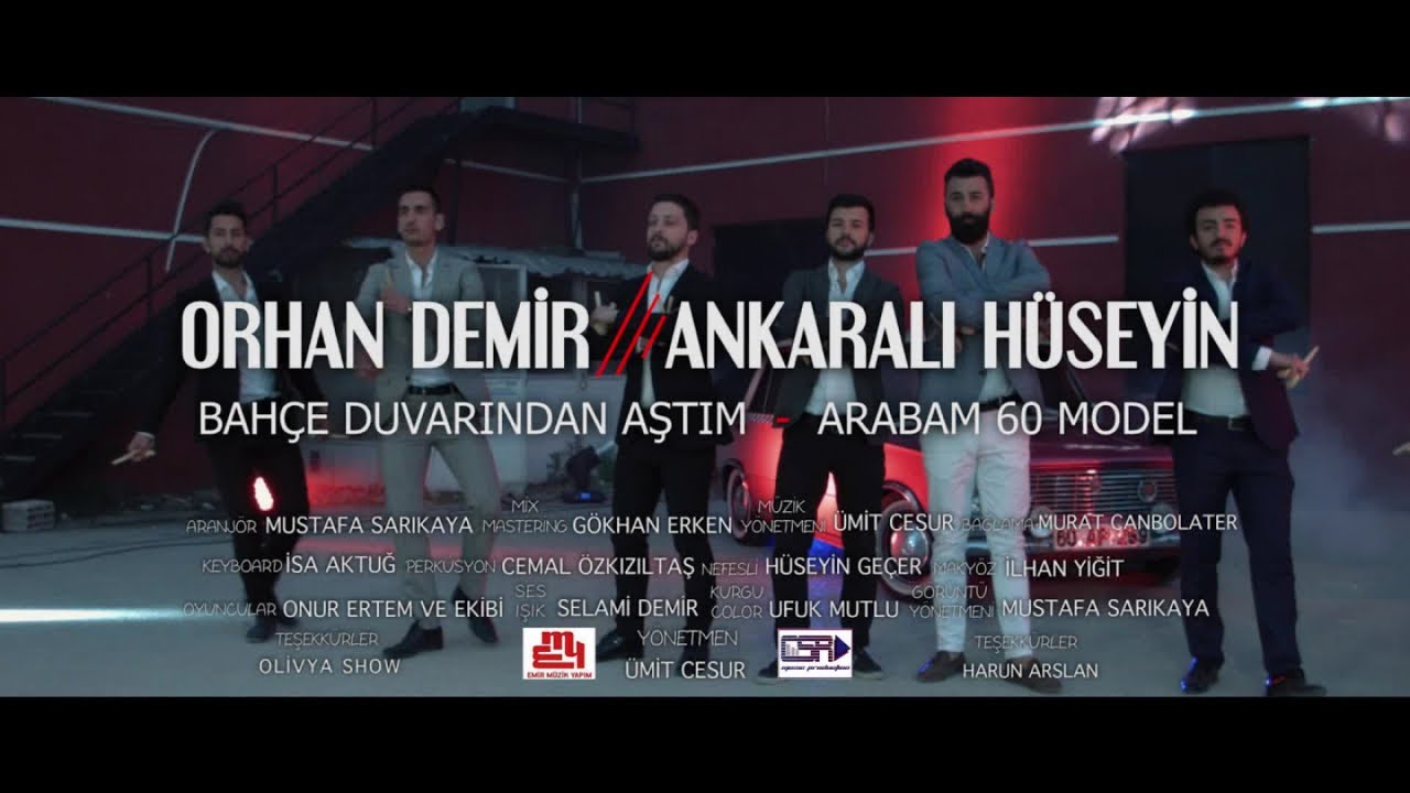 Orhan Demir Ft. Ankaralı Hüseyin - Bahçe Duvarından Aştım / Kırşehirin Gülleri - (Official Video)