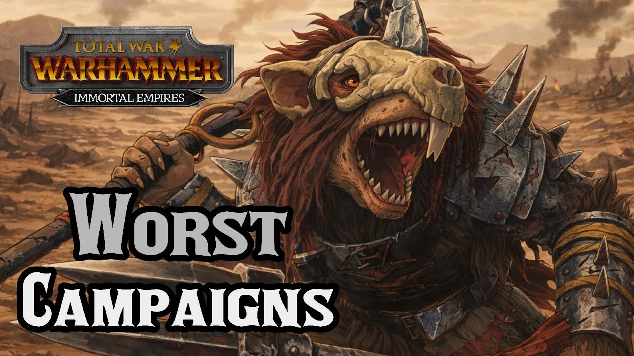 Immortal Empires: WORST Legendary Lord CAMPAIGN For Every Race – Total War: Warhammer 3 Patch 7.0