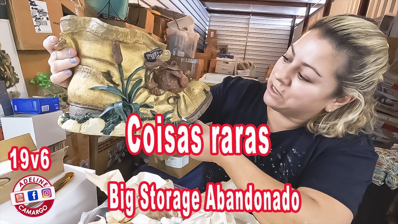 Big storage v6, estou boquiaberta com as relíquias desse storage abandonado | Adeline Camargo