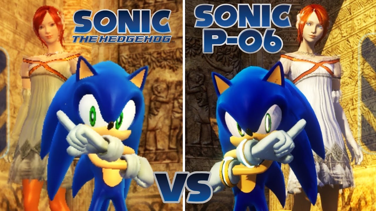 Sonic 06 Vs. P-06 Demo 2 Graphical Comparison