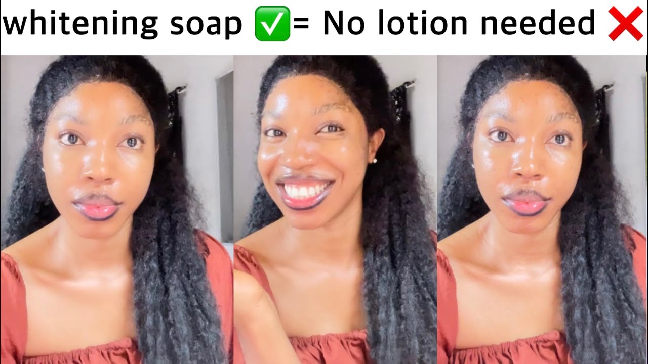 💯 WHITENING SOAPS  you can use WITHOUT LOTION in your skin care routine #skincare