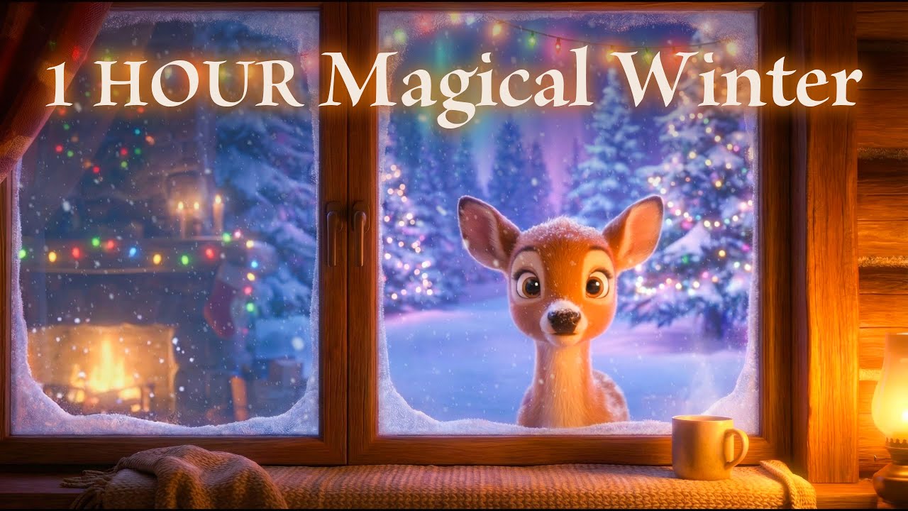 Magical Christmas Ambient ✨ Disney Style Winter Music for Studying & Sleep (1 Hour)