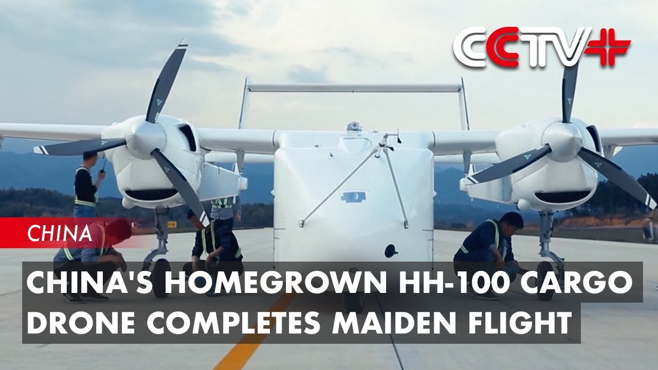 China's Homegrown HH-100 Cargo Drone Completes Maiden Flight