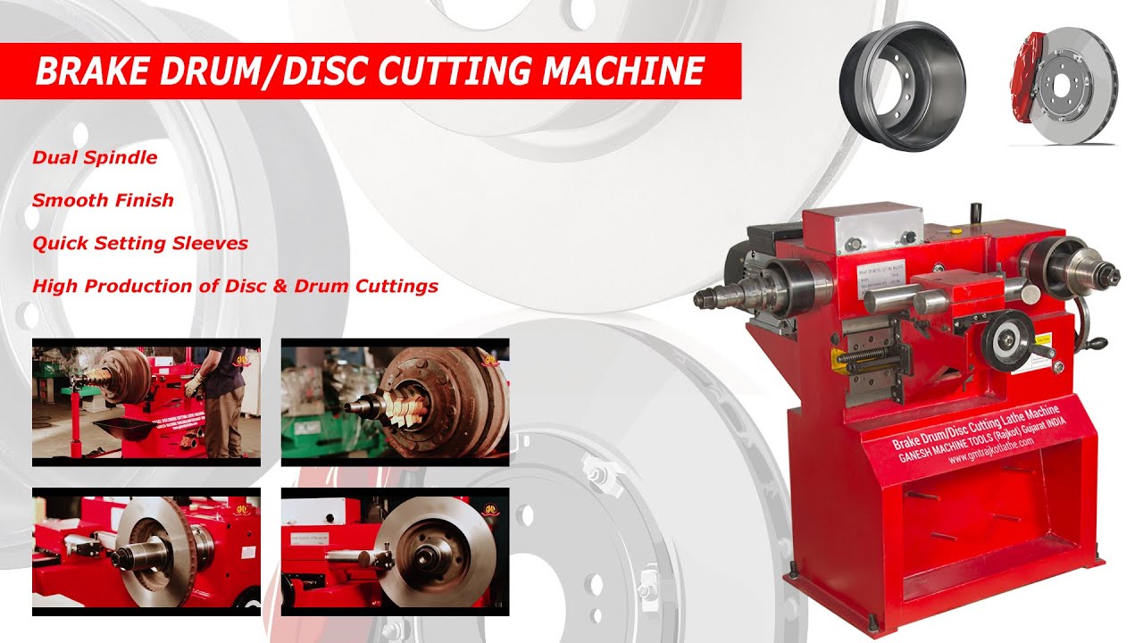 BRAKE DISC DRUM CUTTING LATHE MACHINE - HEAVY CUT MODEL | BRAKE LATHE