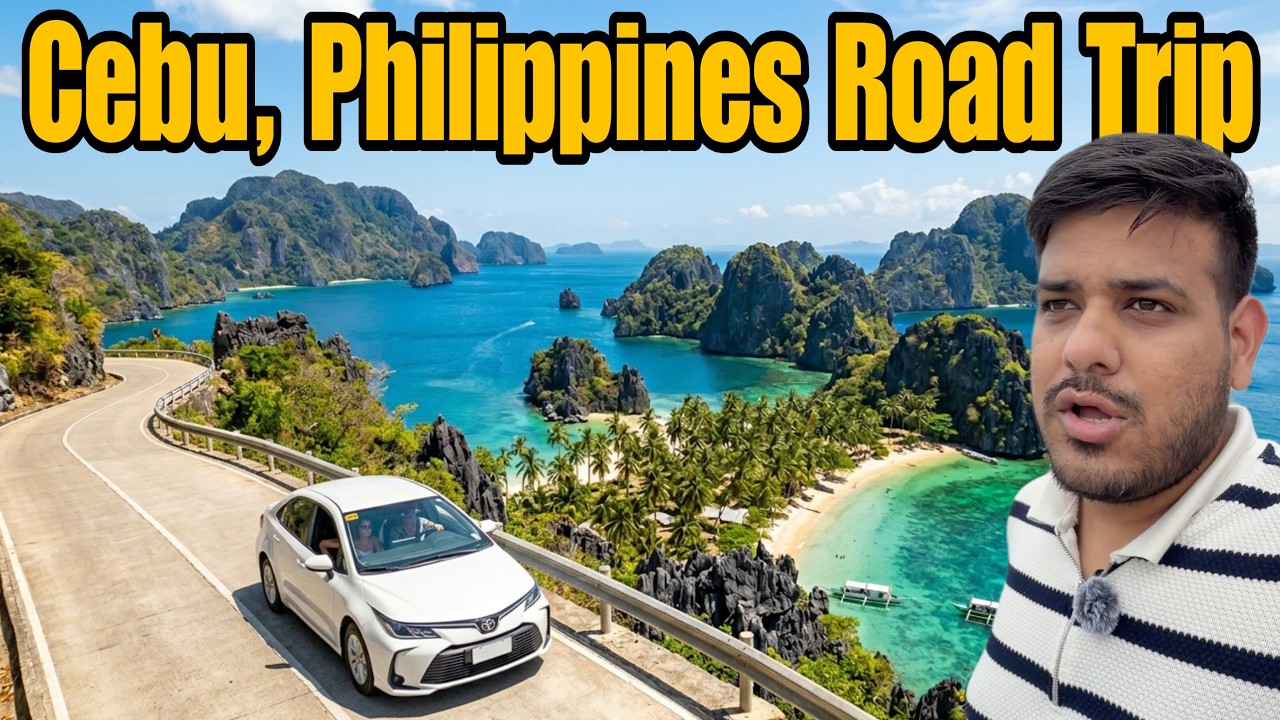 Road Trip on Most Beautiful Island in Philippines 🇵🇭😍 |Southeast Asia Trip| #EP-11