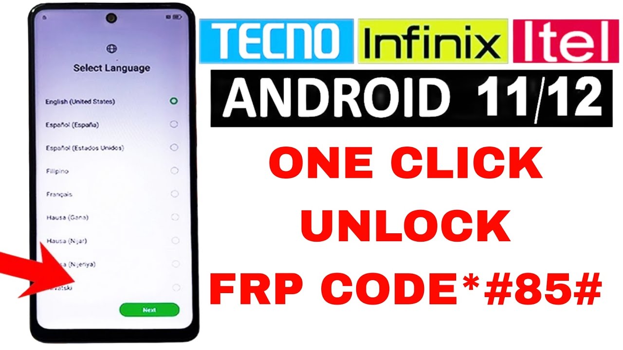 All Tecno/ Infinix / Itel - Google/ FRP Bypass (Android 11/12) | 100% Working Method