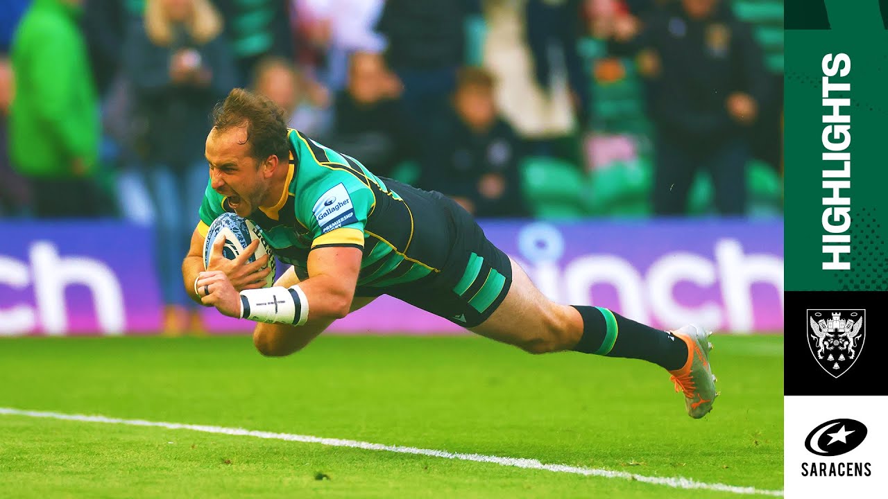 Highlights  // Northampton Saints v Saracens, Semi-Final