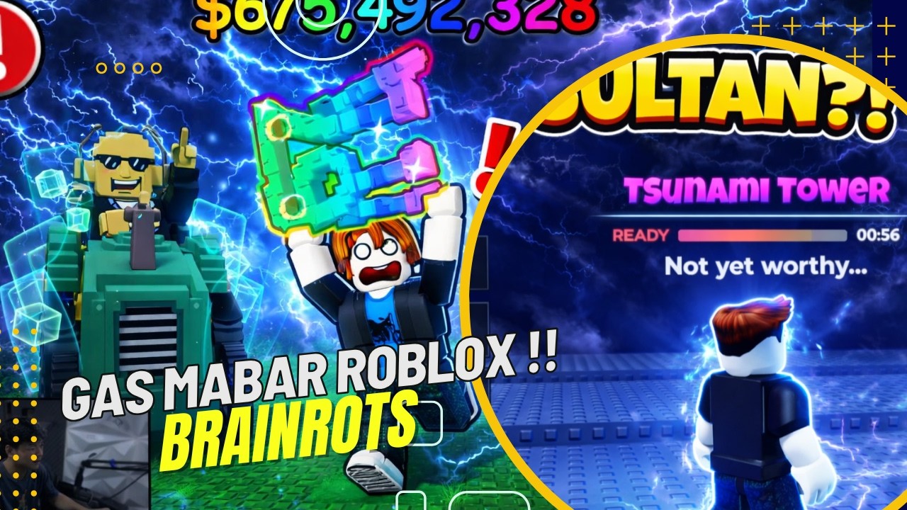 MINGGU PAGI KITA MAIN ROBLOX BRAINROTS‼️