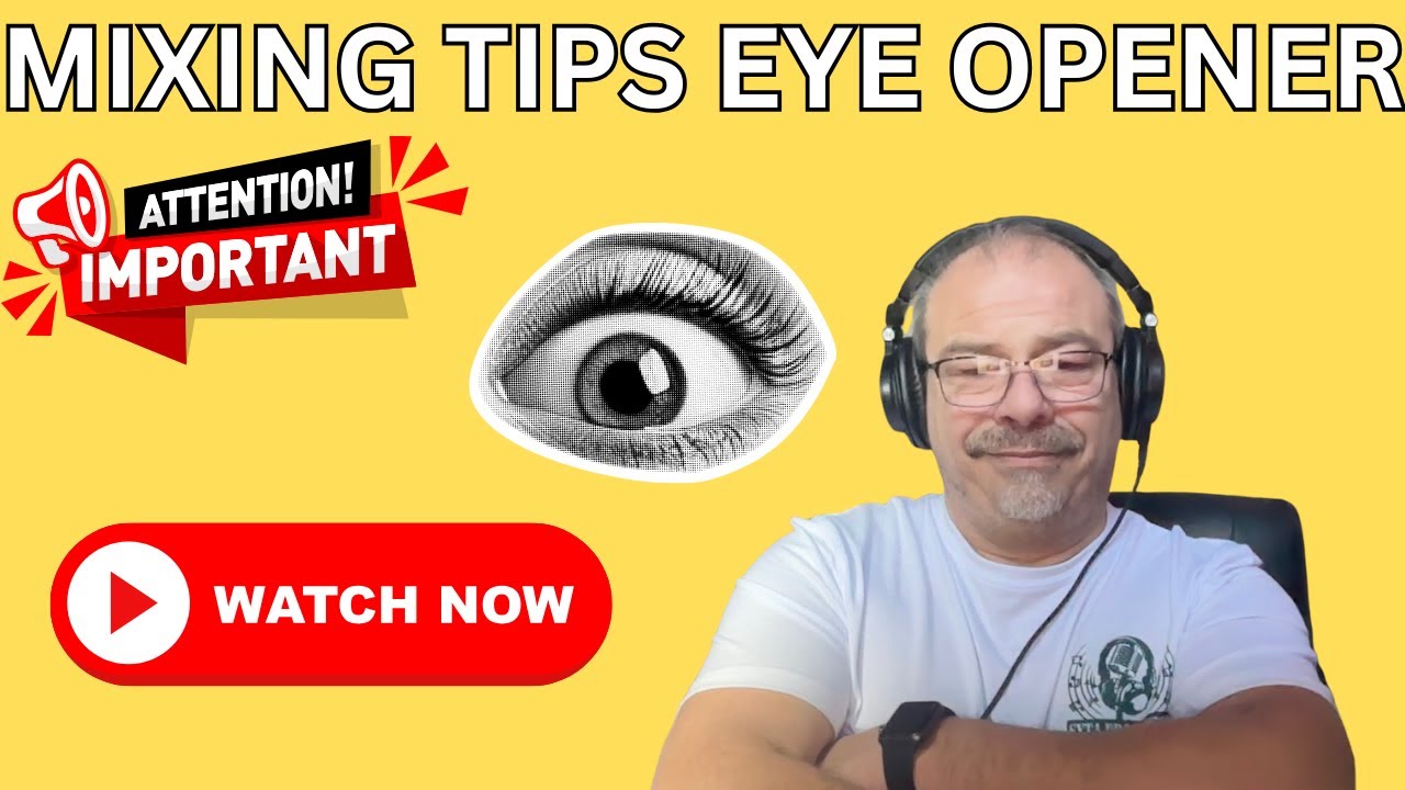 MIXING EYE OPENER STRATEGIES YOU MUST KNOW:  This video will change your mixes forever
