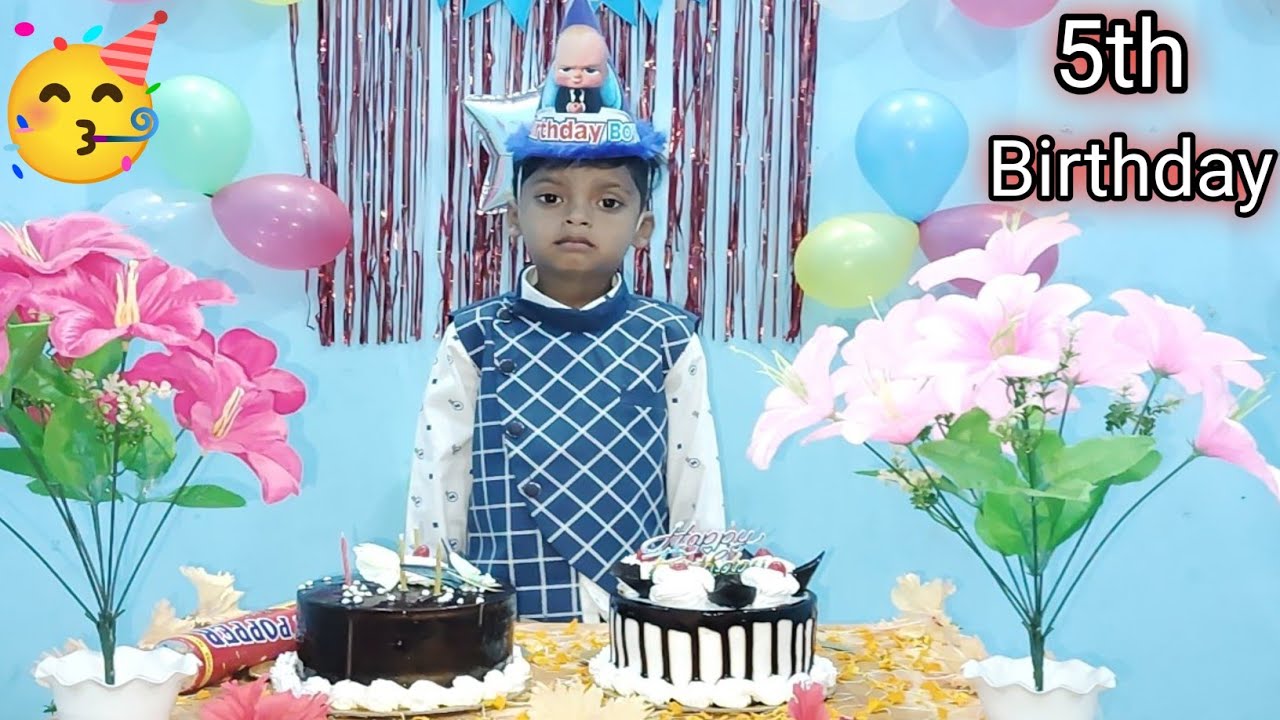 5th birthday party celebration 🎊🎂🎉🎈vlog | #birthdayvlog 