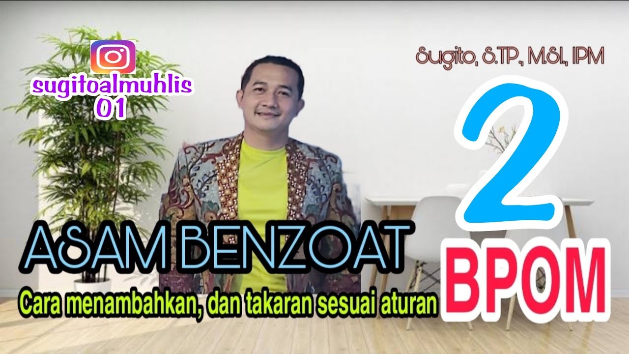 BENZOAT: Cara menambahkan dengan benar. Sudah ditambah BENZOAT, kok tidak awet?? ini jawabannya...
