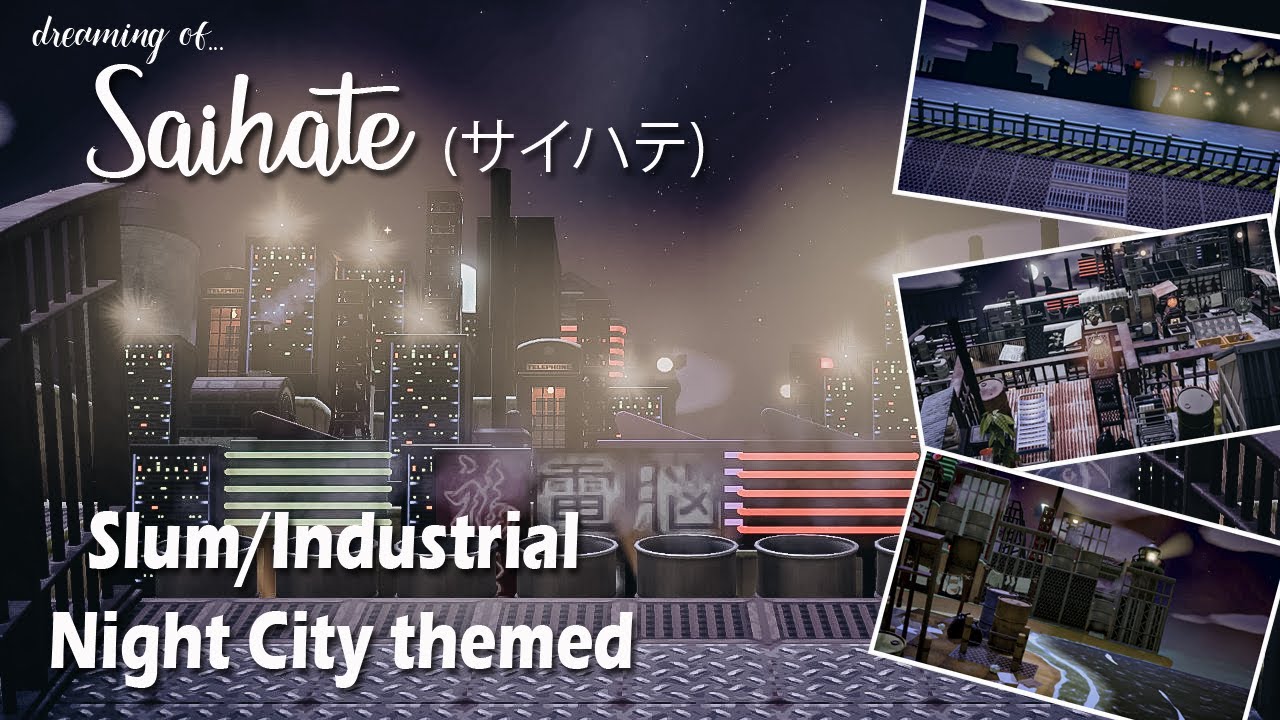 Dreaming of... Saihate | Animal Crossing: New Horizons Island Tour (slum, industrial)