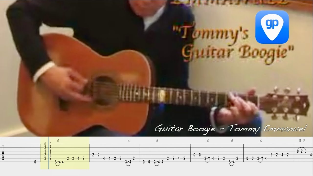 Guitar Boogie TAB PDF - Tommy Emmanuel - Guitar Pro TAB