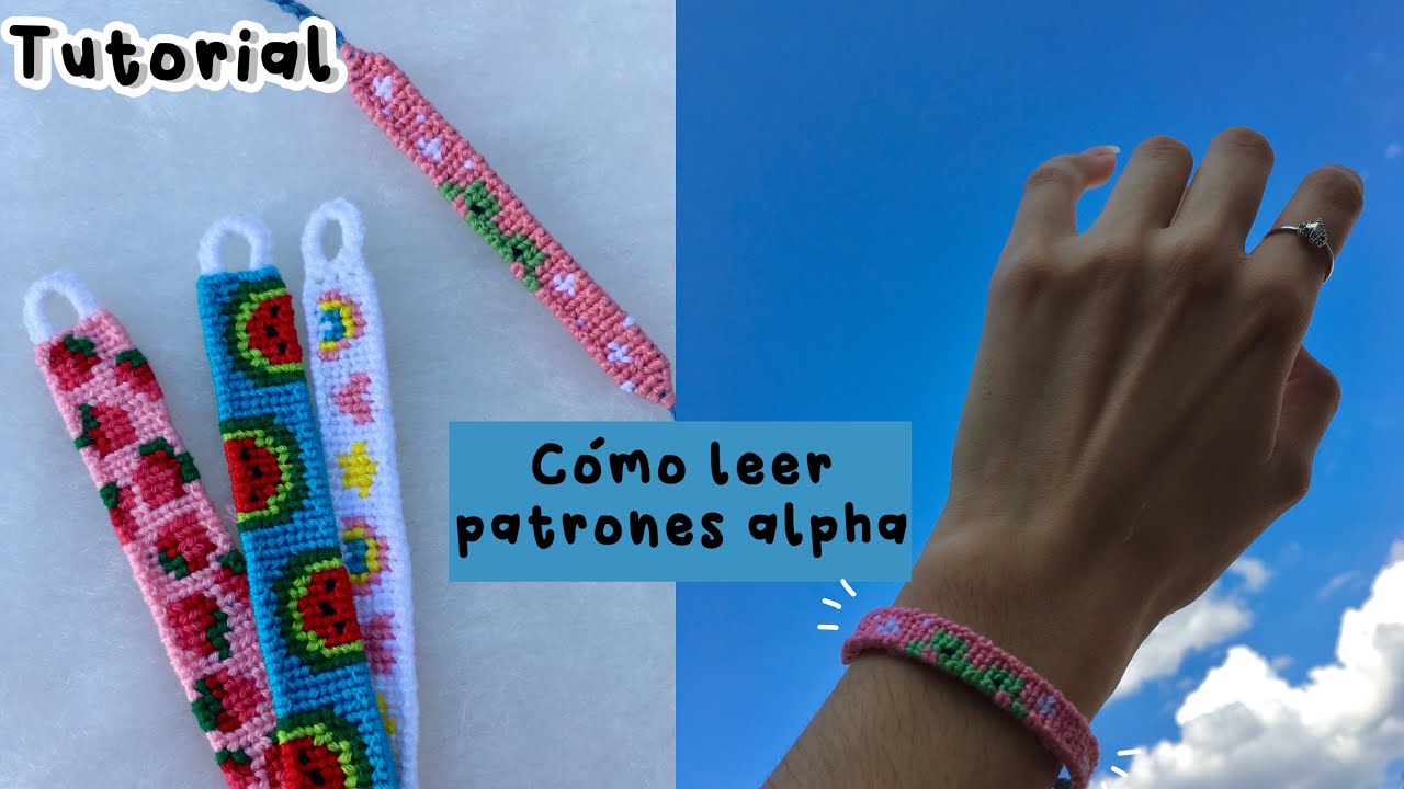 TUTORIAL | ¿CÓMO LEER PATRONES ALPHA? | PULSERAS DE HILO | PARA PRINCIPIANTES