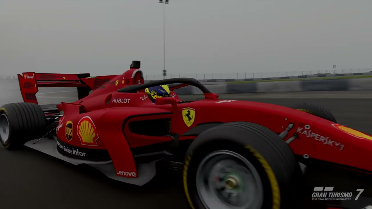 Rain at Nurburgring GP!!! Toyota GAZOO GR Cup Round 4 FP REPLAY - Ferrari SF19 Super Formula - GT7