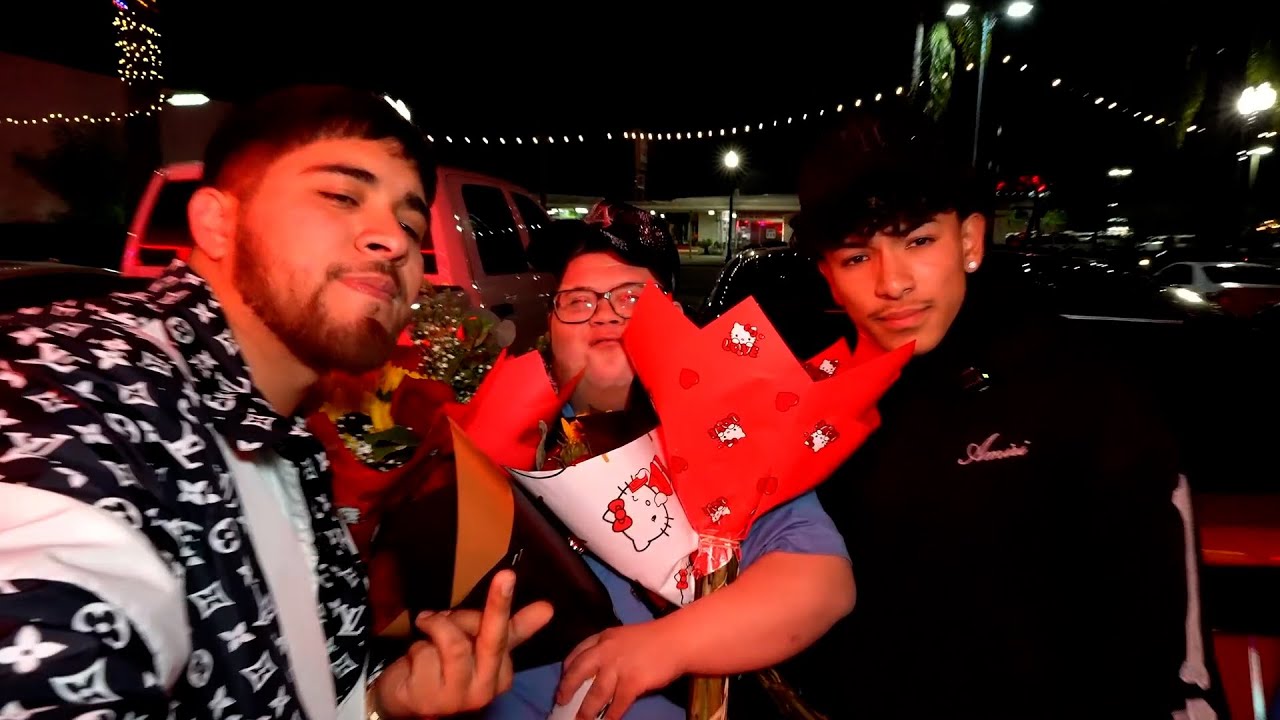 Gemelo Gifts Flowers To Theo!!