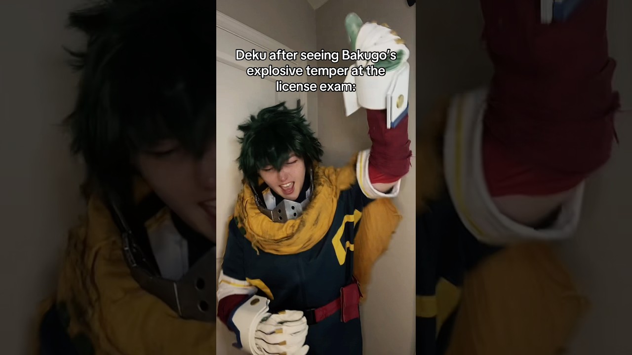 MHA Skit #myheroacademia #izukumidoriya #deku #cosplay #mha
