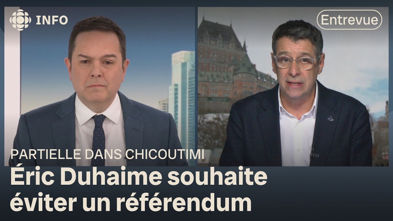 Partielle dans Chicoutimi: les conservateurs au deuxième rang, réaction d’Éric Duhaime | Zone Info