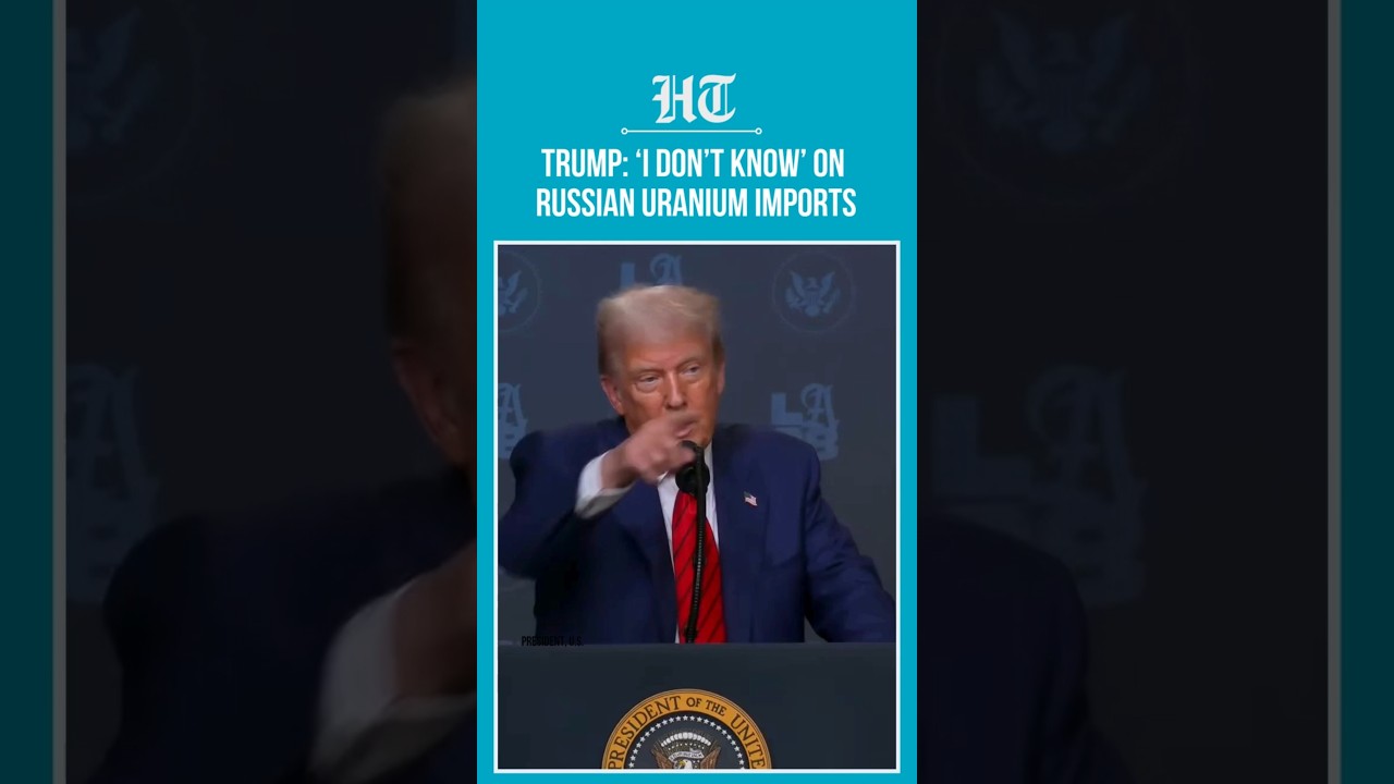 Trump Stunned: India Charges U.S. Of Imports Of Russian Uranium Amid Delhi's Energy Row | #shorts
