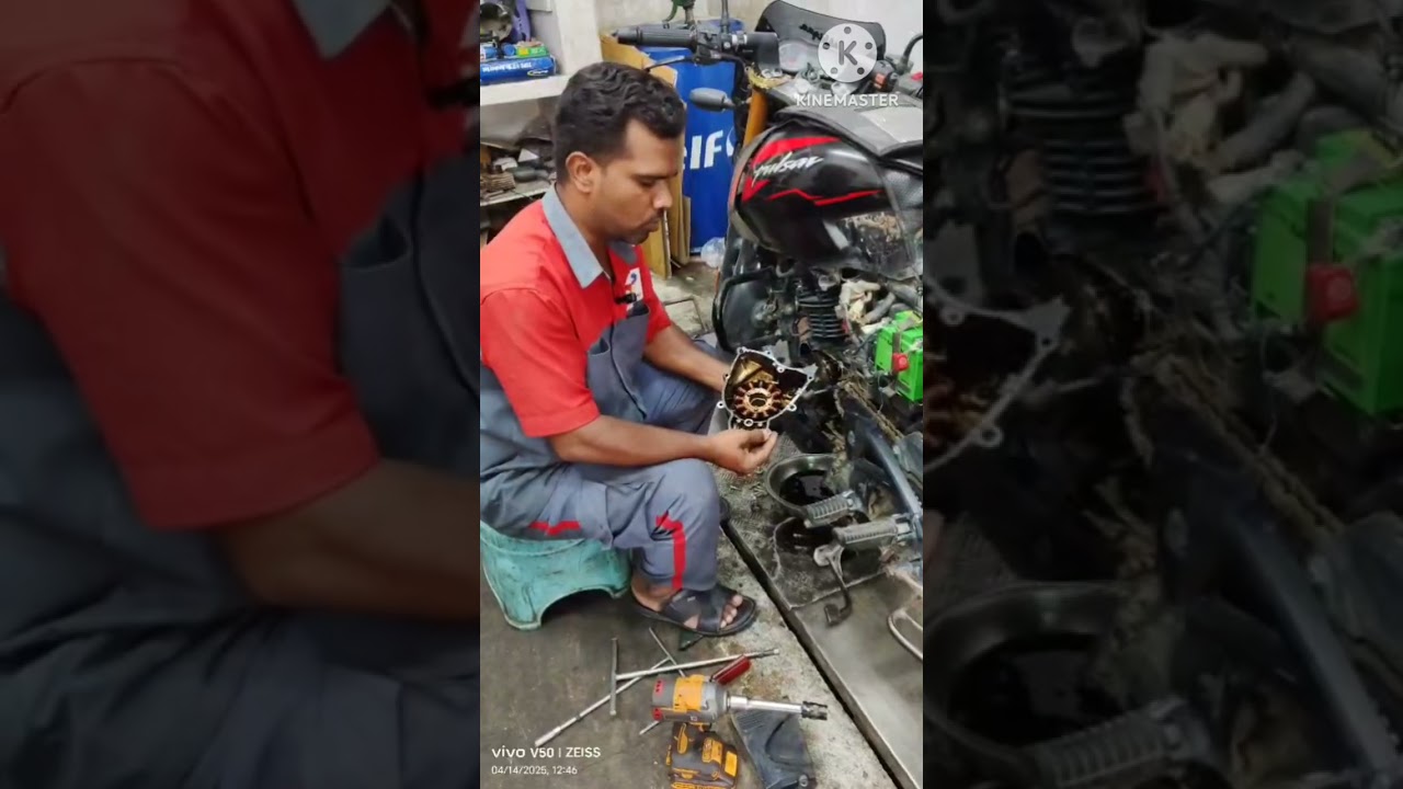 Pulsar 150 Bs6 bike battery charging problem |  Coil plate problem| Multi meter| BAJAJ|