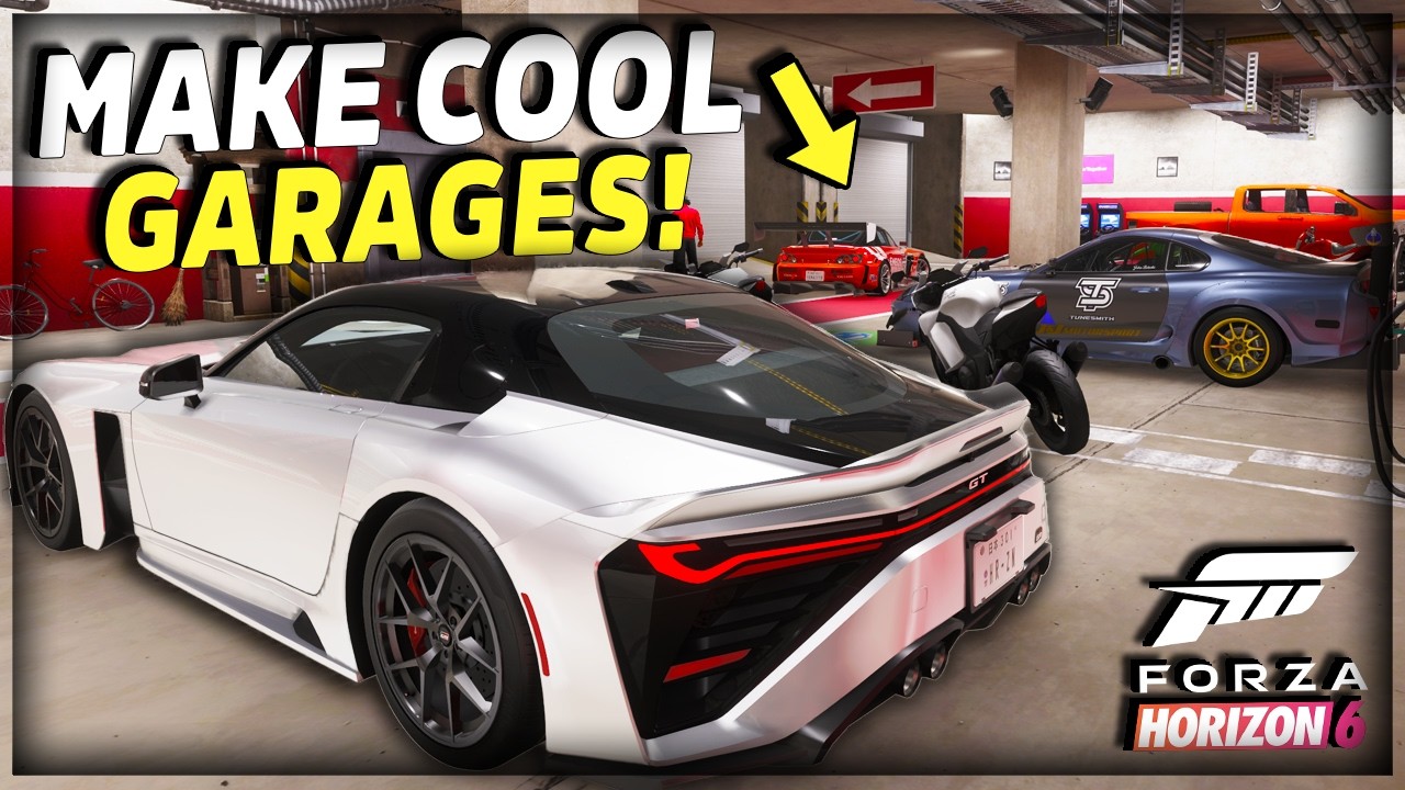 How To Make AMAZING Garages In FH6! (Tips & Tricks)