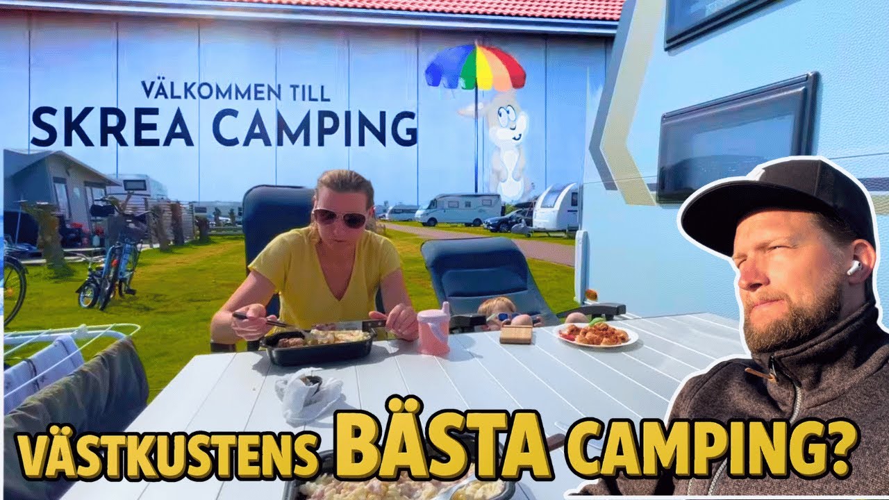 Действительно ли Skrea Camping хороший? – Пляж, игры и отдых в кемпинге в Фалькенберге! Часть 3