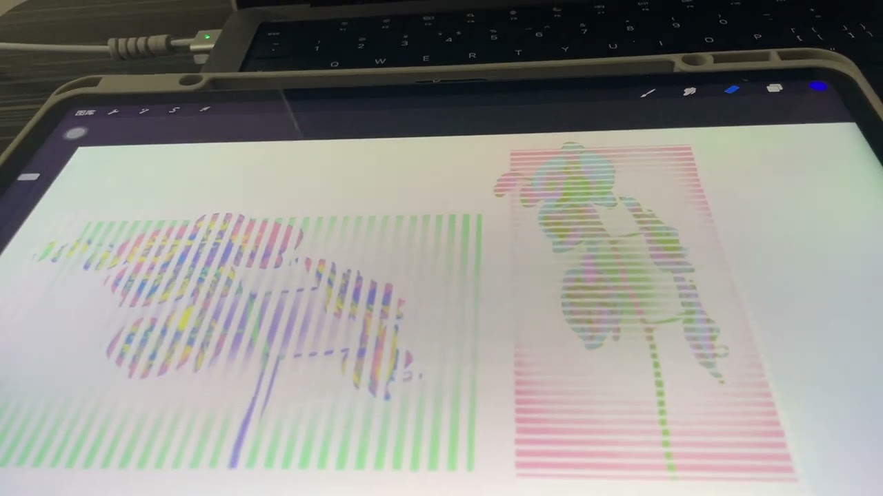 Orchid print visual error