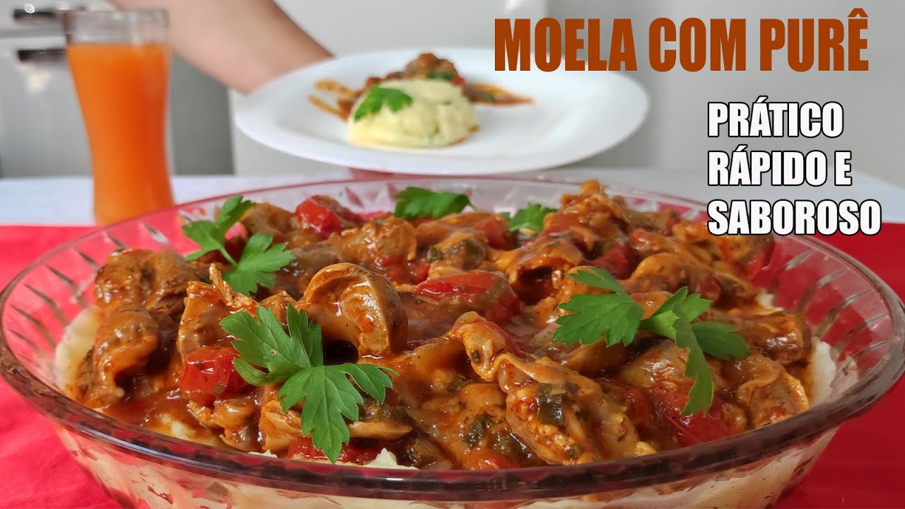 RECEITA DE MOELA DE FRANGO - RECEITAS DA ROSA