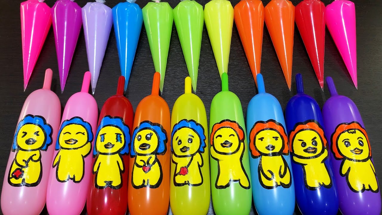 MAKING SLIME WITH PIPING BAG VS BALLOON ! SATISFYING VIDEOS #6949