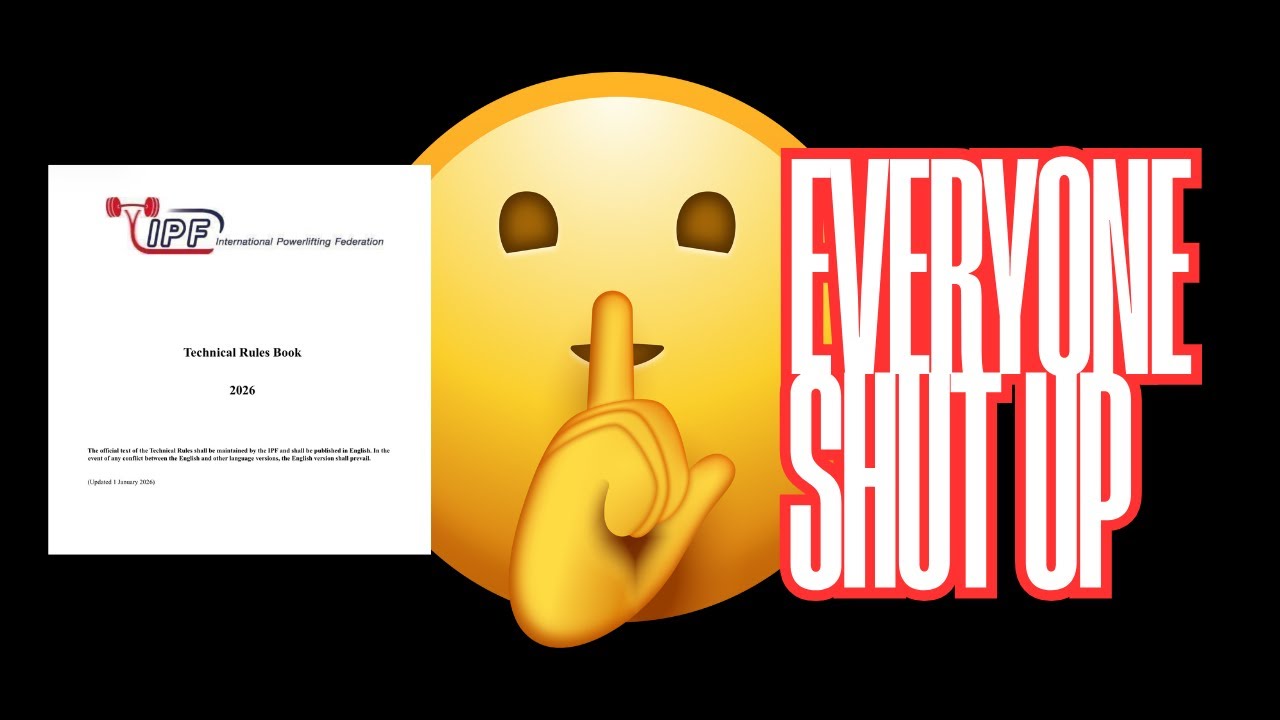 New IPF Rules: Everyone Shut Up!