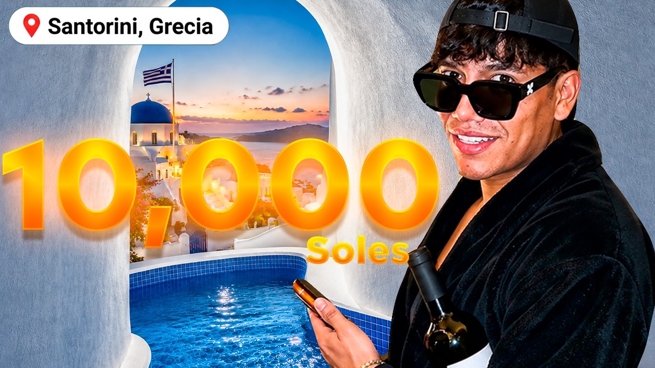 PAGU&Eacute; Mas De S/10,000 Por Esta HABITACI&Oacute;N En SANTORINI 🇬🇷