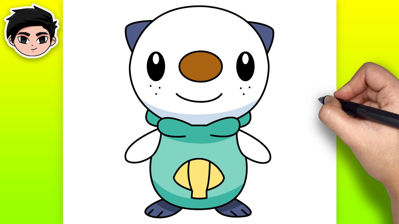 How to Draw OSHAWOTT from Pokemon | Easy Step-by-Step