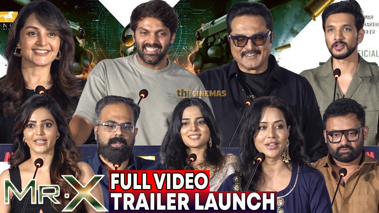 Full Video - Mr X Trailer Launch | Arya | Sarathkumar | Manju Warrier | Gautham Karthik