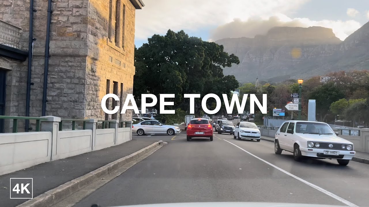 Driving Cape Town 4k HDR - Rondebosch to 3Arts Village via Constantia