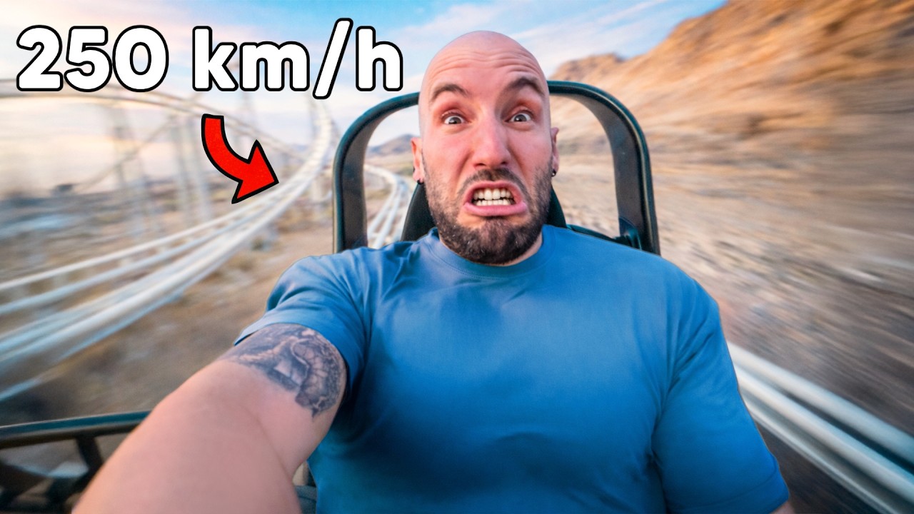 Ho provato le montagne russe più VELOCI del MONDO (250 km/h)