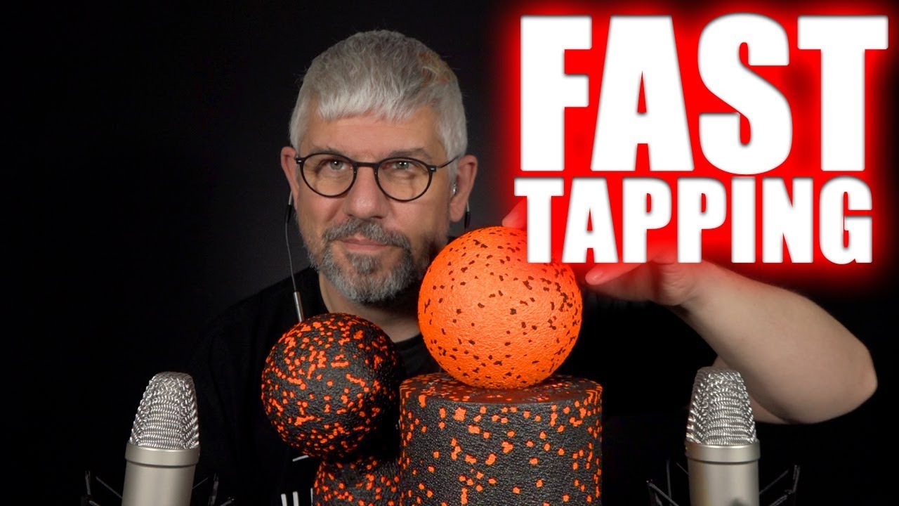 ASMR | Fast Tapping With Fascia Rollers
