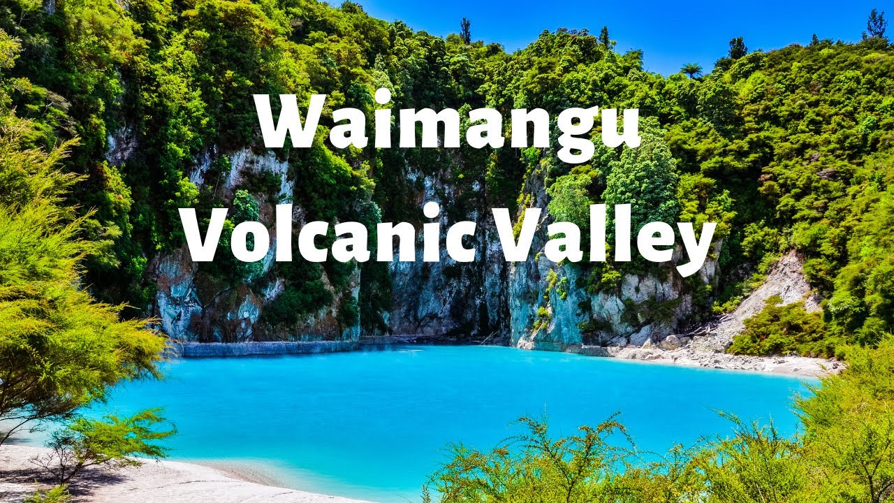 Waimangu Volcanic Valley, Rotorua - New Zealand (with DJI Mavic Air)