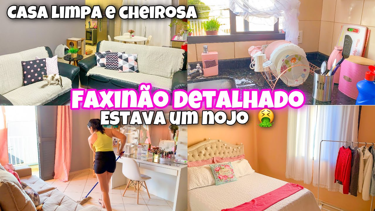 FAXINA PESADA, 5 DIAS SEM LIMPAR A CASA, OLHA COMO FICOU LIMPO 🧼