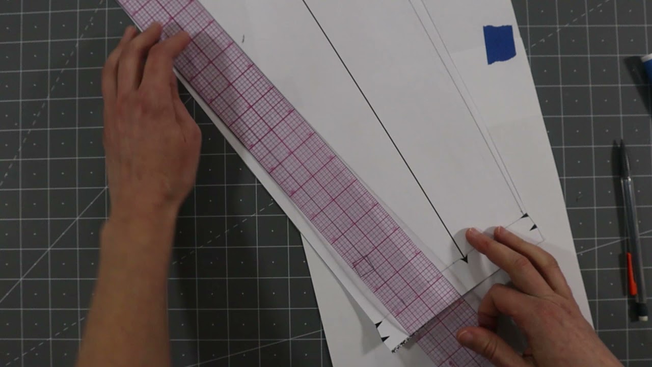How to taper a pant pattern