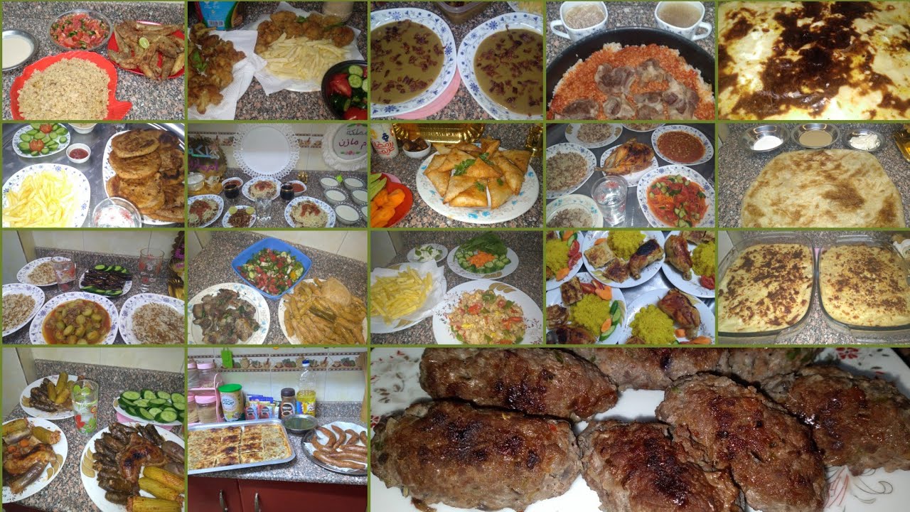٣٠ وجبة منيو أكلات شهر رمضان 🌙