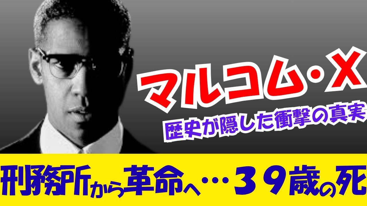 【衝撃】この男、必要なら武力も辞さなかった。マルコム・Xの真実 #歴史 #YouTube教養 #歴史解説