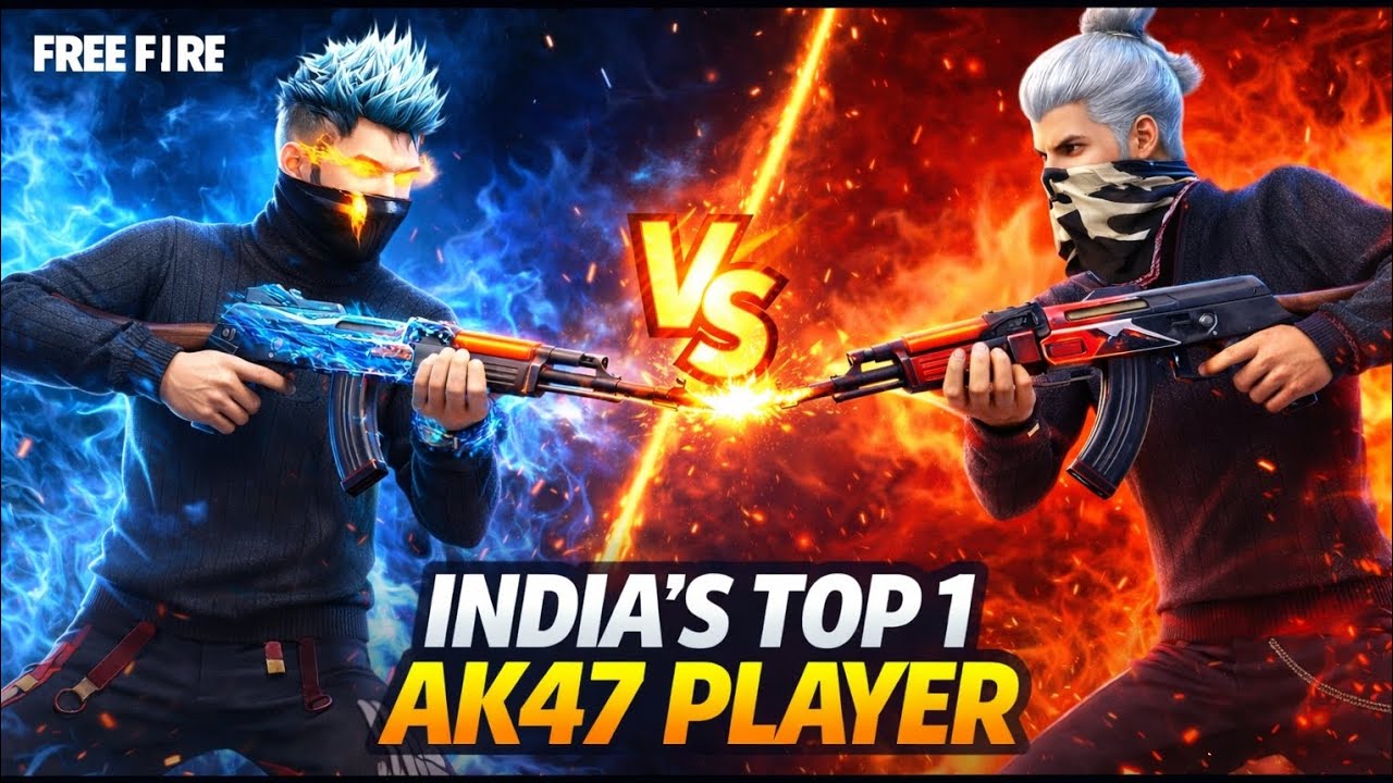 INDIA'S TOP 1 AK47 PLAYER VS AK PATEL 🔥✅ 