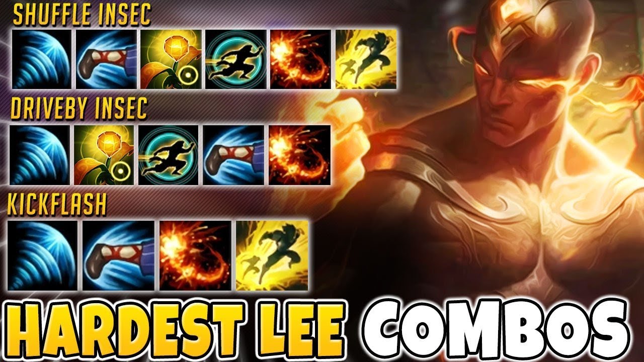 THE HARDEST LEE SIN COMBOS OF ALL TIME (IN ORDER) - League of Legends