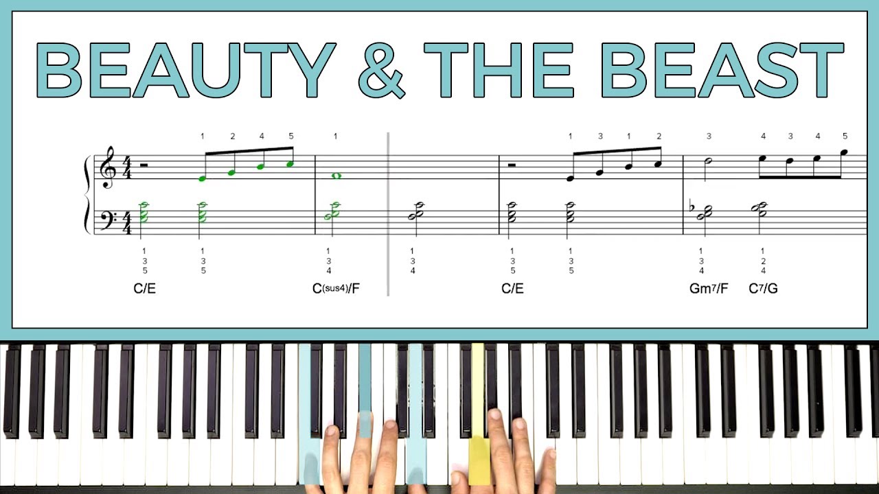 How to play 'Beauty And The Beast' on the piano -- Playground Sessions