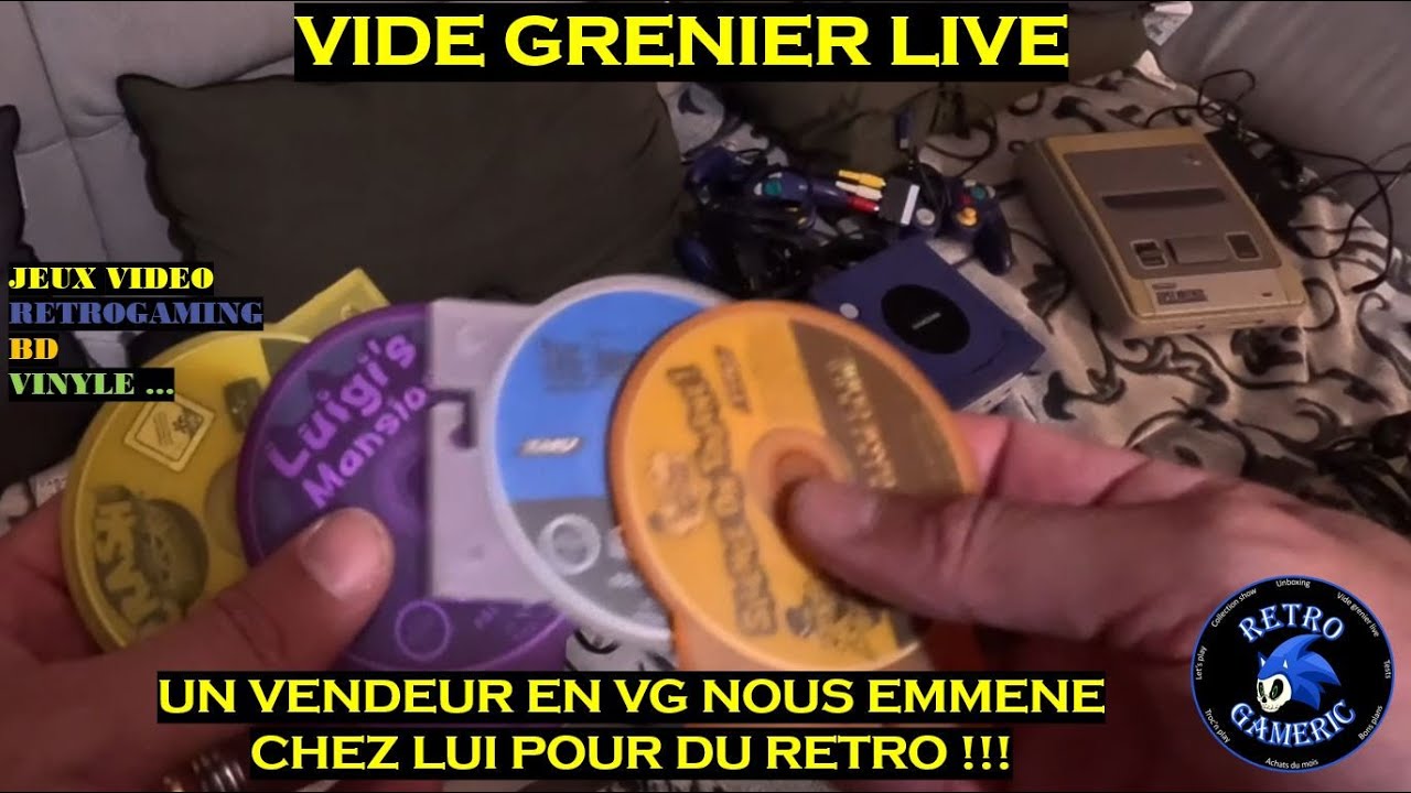 VIDE GRENIER LIVE : UN EXPOSANT NOUS EMMENE CHEZ LUI POUR DU RETRO