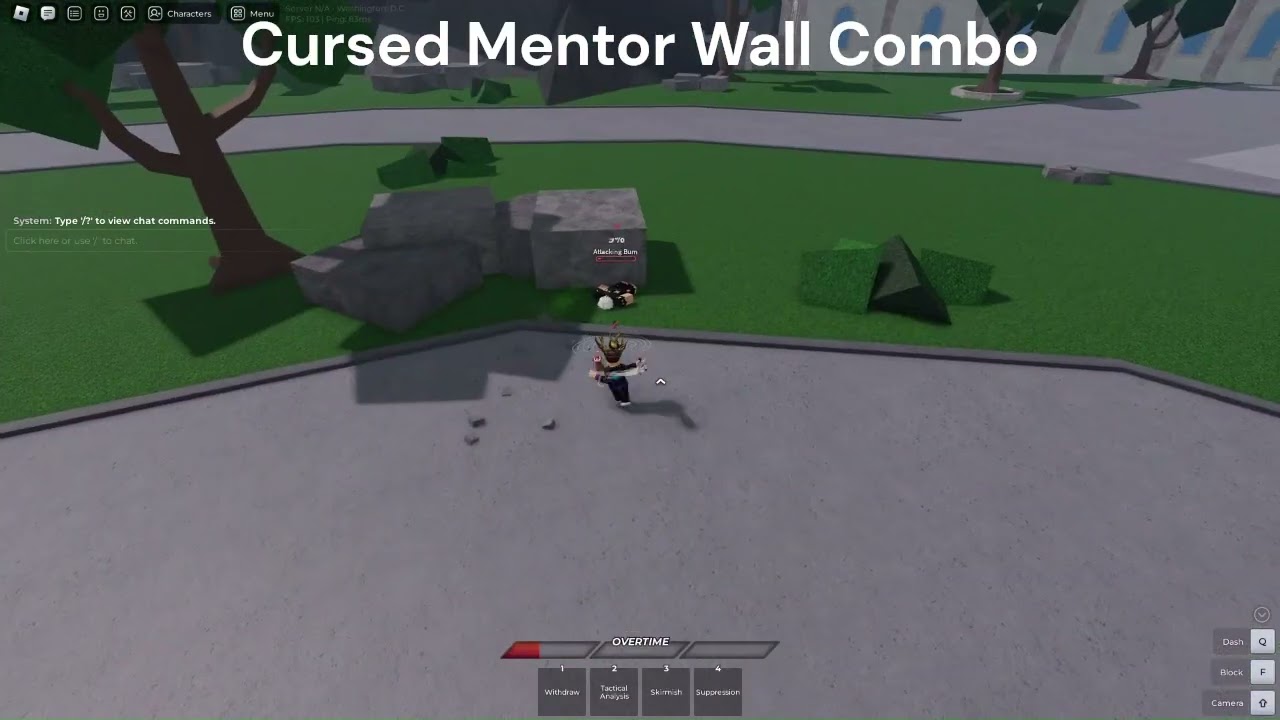 Wall combos for Roblox Ultimate Battlegrounds